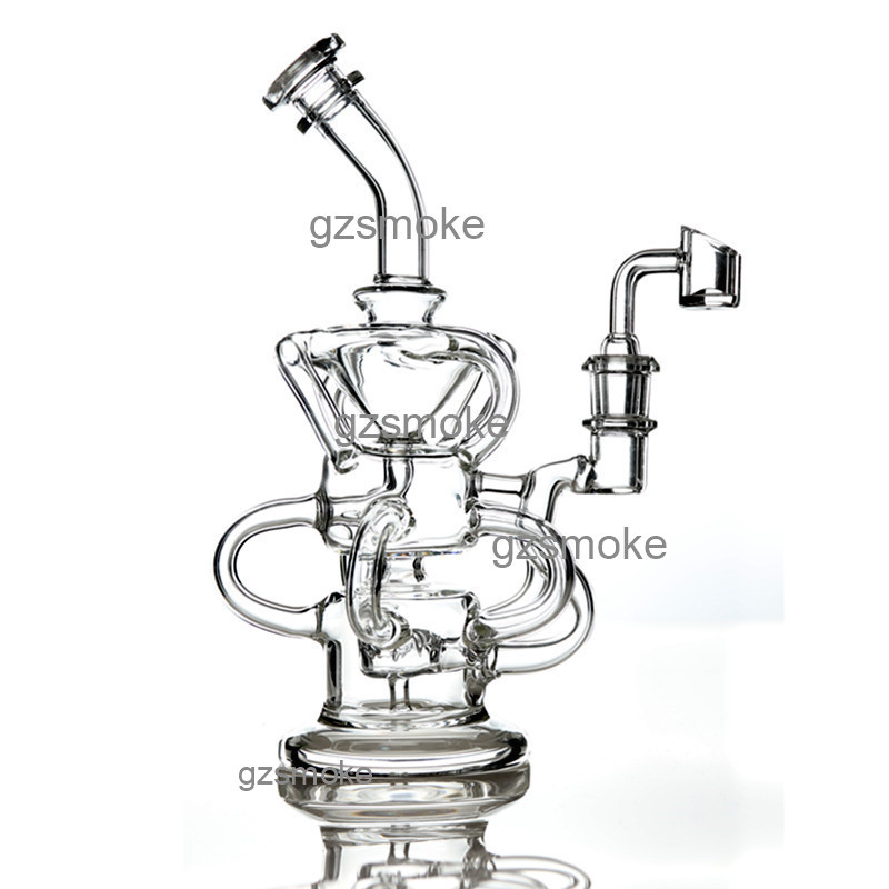 

Recycler bong heady glass bongs inline perc water pipes dab rig wax glass pipe oil rigs quartz banger percolator bubbler beaker hookahs