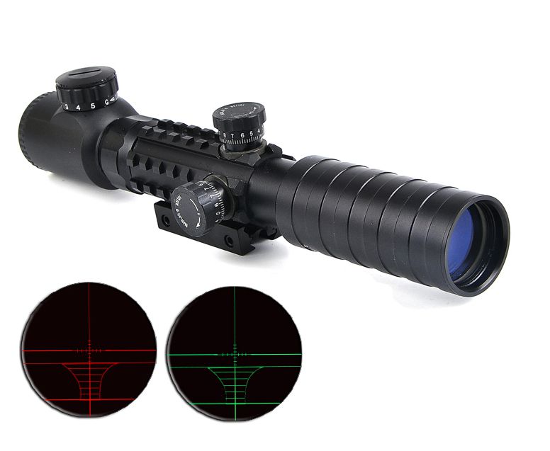 

B Brand 3-9x32 EG Hunting Scope Red /Green Dot Illuminated Sight Tactical Sniper Scopes w/22mm