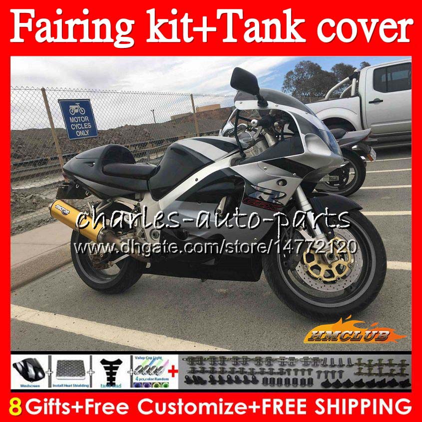 

Body+Tank For SUZUKI SRAD GSXR750 1996 1997 1998 1999 2000 64NO.42 black hot sale GSX R750 R600 GSXR 600 750 GSXR600 96 97 98 99 00 Fairings, No. 1
