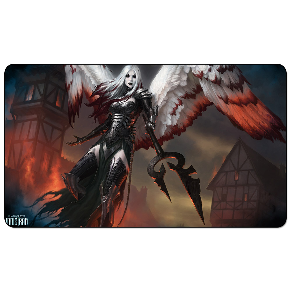 

Magic Board Game Playmat:Avacyn the Purifier 60*35cm size Table Mat Mousepad Play Matwitch fantasy occult dark female wizard
