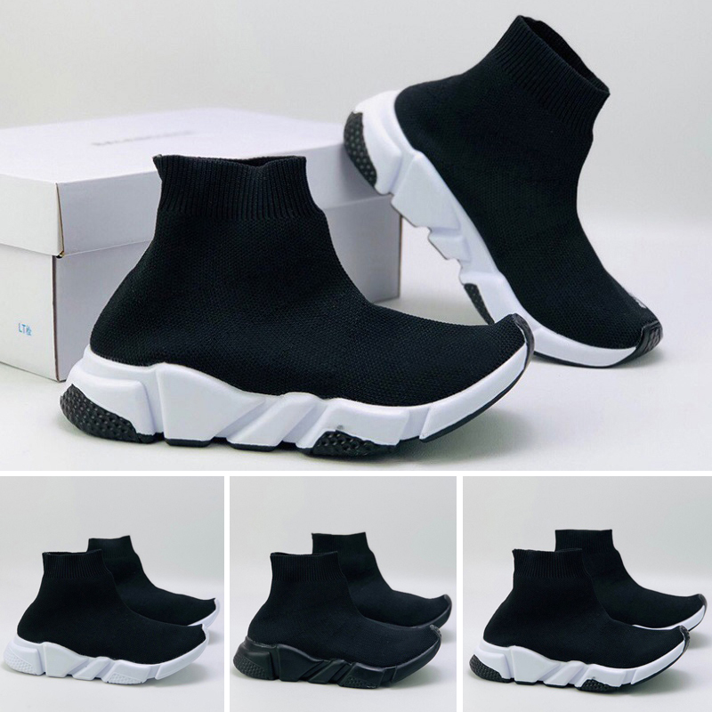 

2018 Hot Sale Kids Sock Shoes Paris Children's Sneakers Casual Shoes for Best quality Mens Women Outdoor Sneakers Size EUR28-35, Color 3