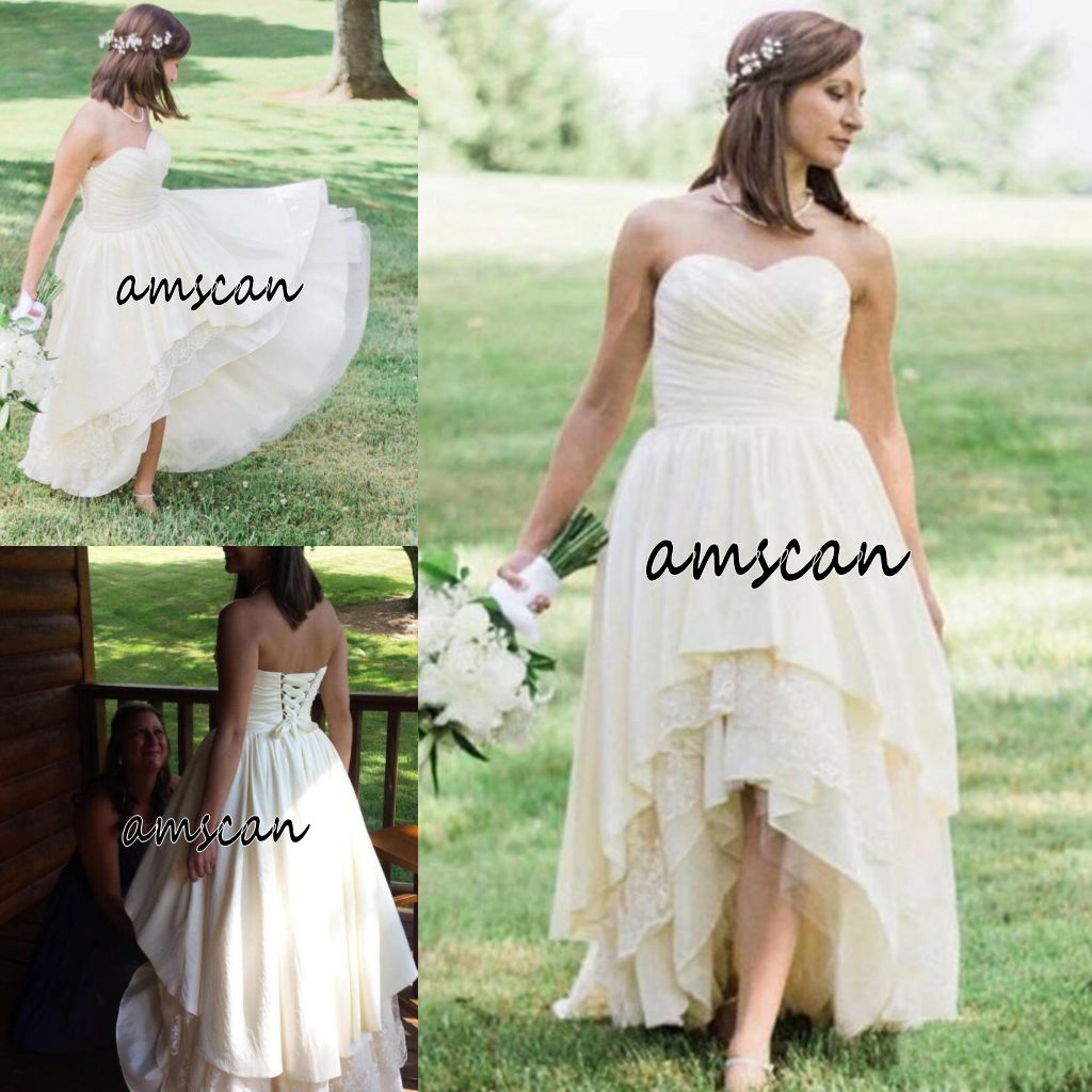 high low wedding dresses with cowboy boots