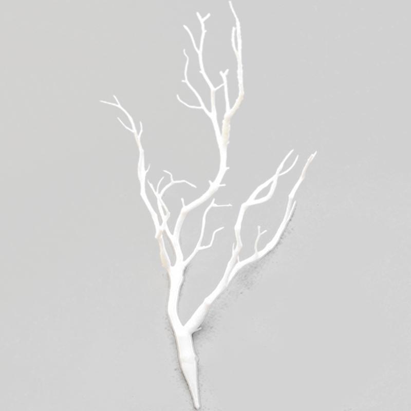 

DIY Home Arts Crafts Decor Popular Artificial Fake Plastic small Tree Dried Branch bedroom Wedding Festival Decoration, White