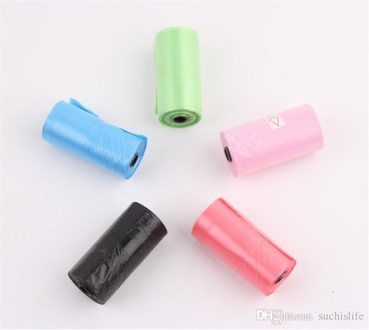 

10000 pcs = 500 Rolls Degradable Pet Poop Bags Dog Cat Waste Pick Up Clean Bag Refill Bags Promotion