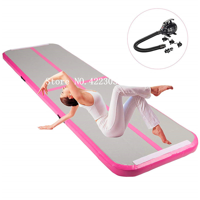 

pump 3*1*0.2m inflatable gymnastic air track tumbling mat air floor yoga mat track