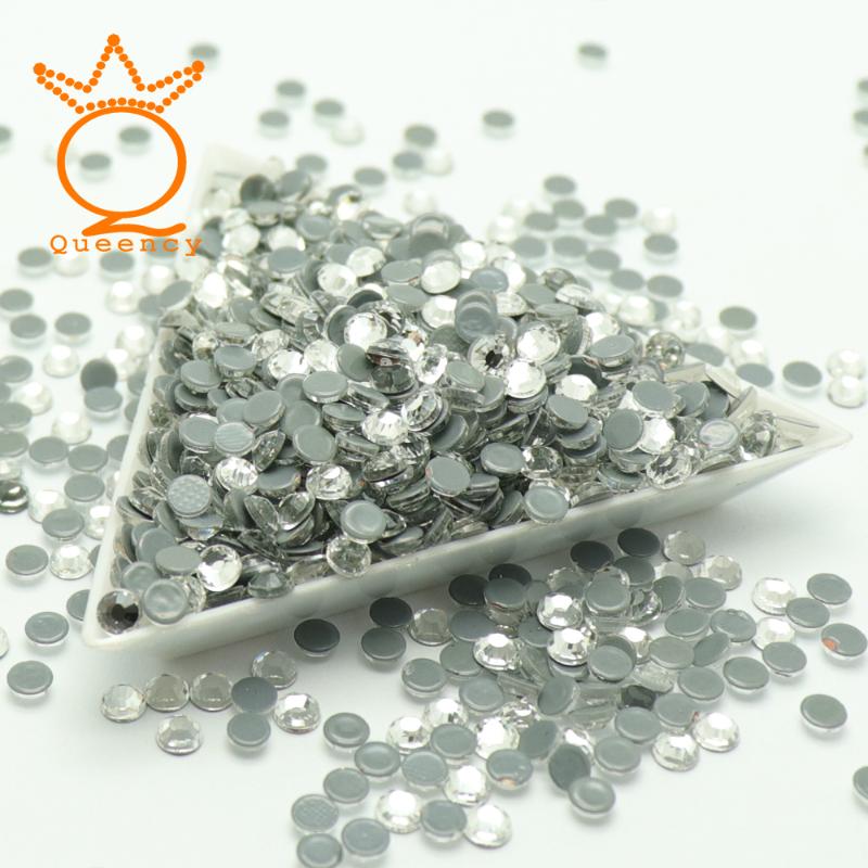 

Rhinestones for Nails Glass SS3 SS4 SS5 SS6 SS8 SS10 Clear Strass Nail Art Decorations 3D Nail Rhinestones on Nails Art Manicure