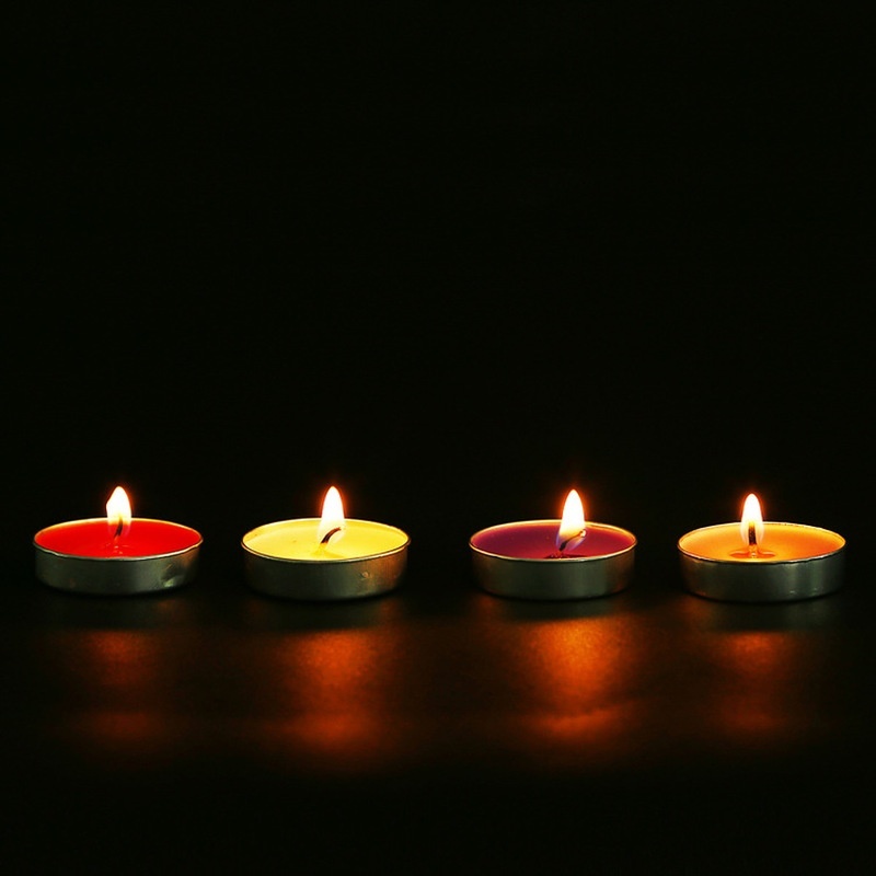 

10pcs/box Small Flickering Decorative Candles Romantic Candles Yellow Red Blue Yellow Lighting for Birthday