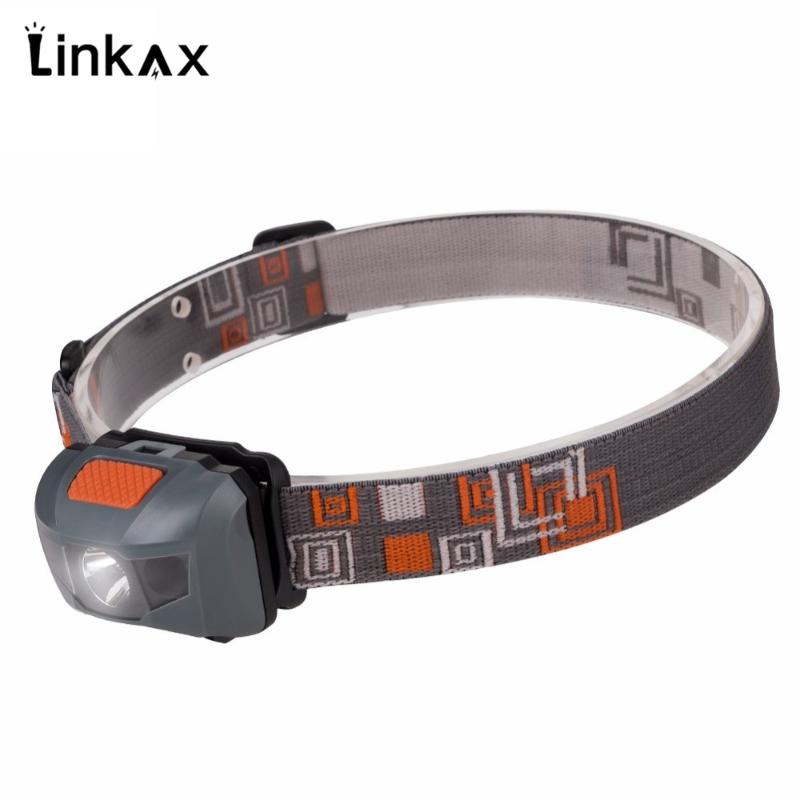 

2 Colors LED Mini Headlight Headlamp R3+2 LED 3 LEDs Mini head light White/Red light Night Warning Safety Lamp By