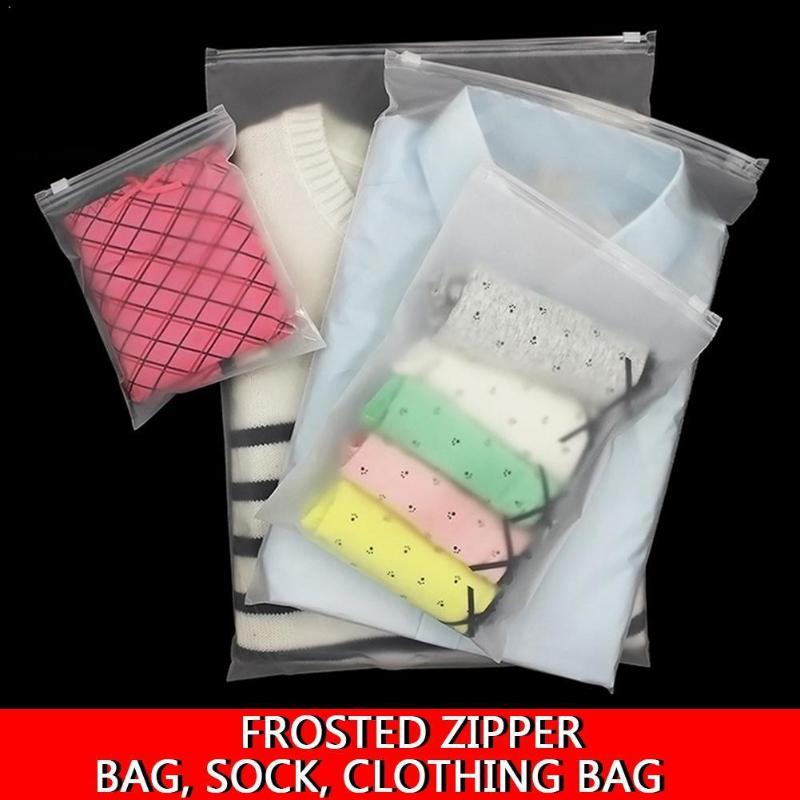 

Travel Waterproof Storage Bags Organizer Bag Transparent Bags Frosted Plastic L3R6