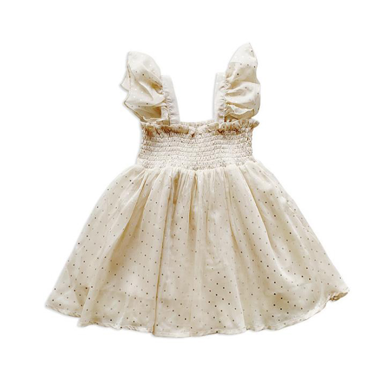 

New Fashion Dresses Toddler 2 Years Birthday Party Baptism Dress Clothes Cotton Kids Wedding Dress Baby Girl Bow Wear For Girls, Picture color