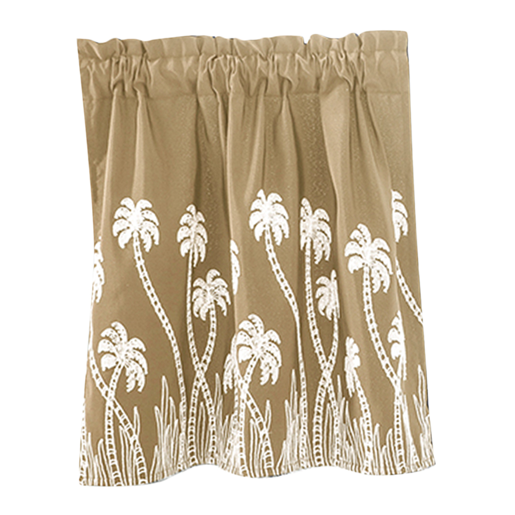 

embroidered rod curtain panels for the kitchen bathroom living room
