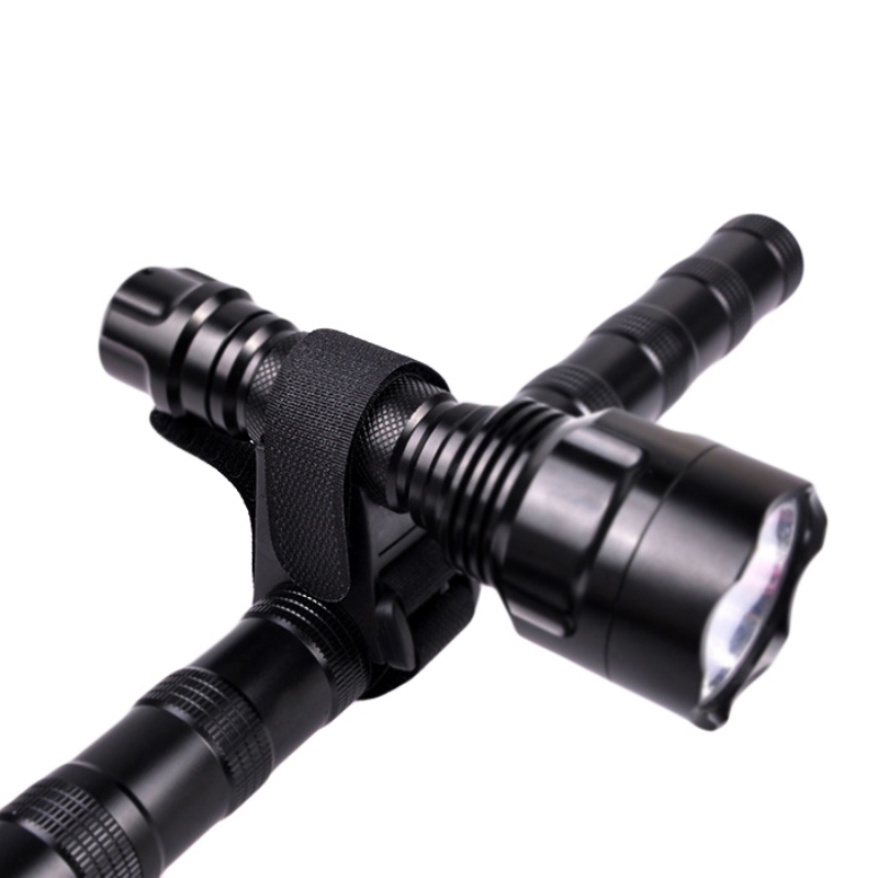 

Zero Degree Holder Bicycle Handbar Scope Mount Tactical LED Torch Bracket Mount Clip