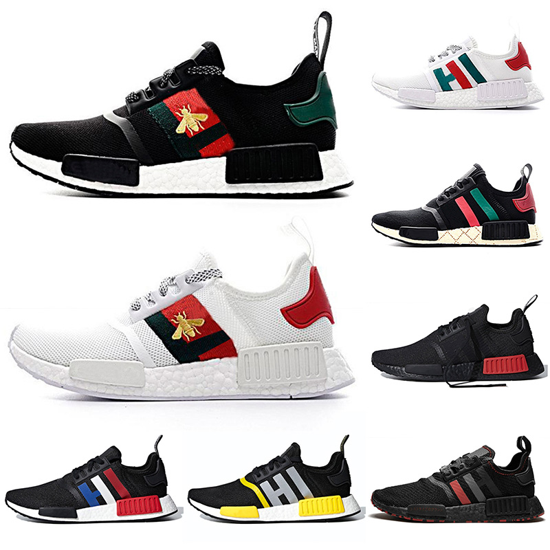 

Breathable R1 Men Women Running Shoes Luxury Bee Black White OG Classic Japan Thunder Oreo Bred Trainers Fashion Womens Sport Sneakers, A21 36-45