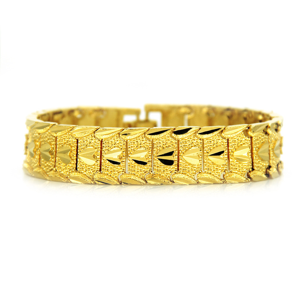 

Man Bracelet Hiphop Hip Hop Club Street Peach Bracelet Hand Decorate