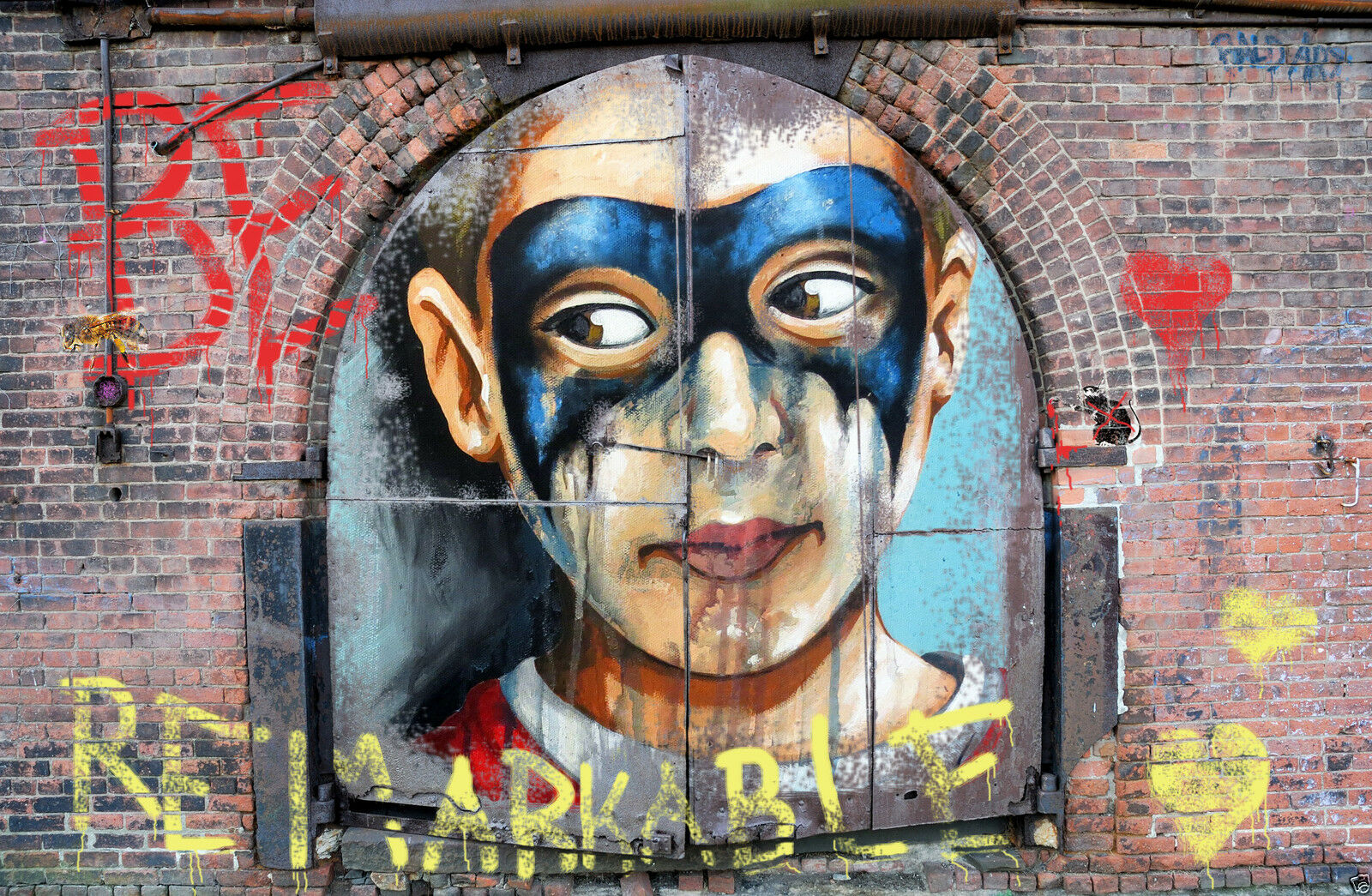 

Street art by Andy Baker Home Decor Handpainted &HD Print Oil Painting On Canvas Wall Art Canvas Pictures 200119