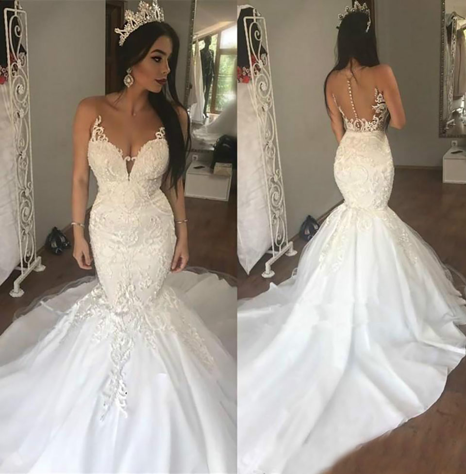 fitted bridal dresses