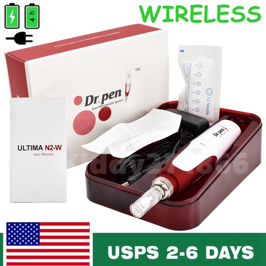 

Wireless Dr.pen N2-W Electric Skincare Microneedling Beauty KIT +2 Needles in US