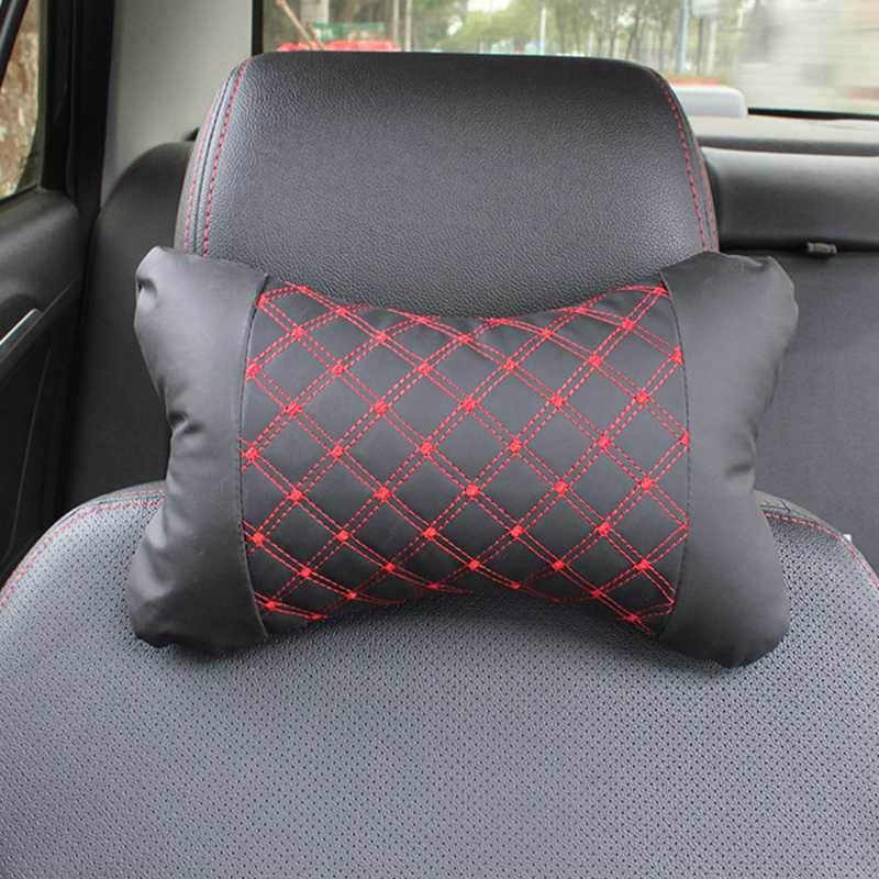 

Neck 28*18*9cm Accessory For Four Seasons Pillow Elasticity Headrest Black+Red Line Universal