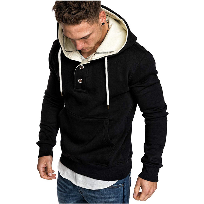 

PEVSN Mens Hoodies Casual Men Solid Color Zipper Hoodies Mens Slim Hip Hop Sweatshirts Sportswear Tracksuit Clothing, Light grey