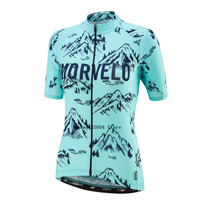 

Morvelo cycling jersey mujer women Summer Short Sleeve Road MTB bike Shirt go pro maillot camisa ciclismo hombre Clothing 2019, As picture