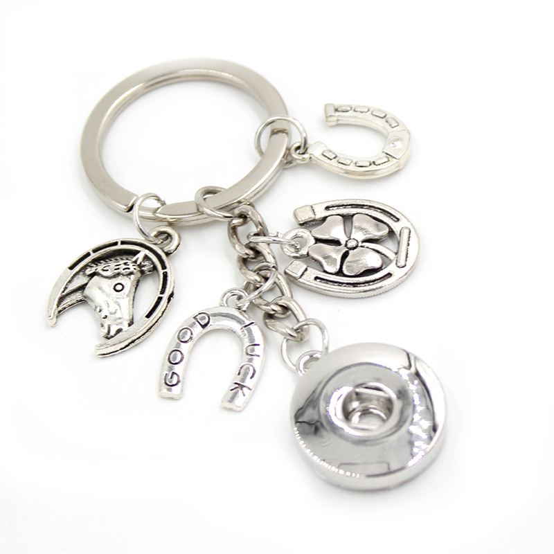 equine Horse lucky horse shoe pony keyring key ring gift Party bag favours