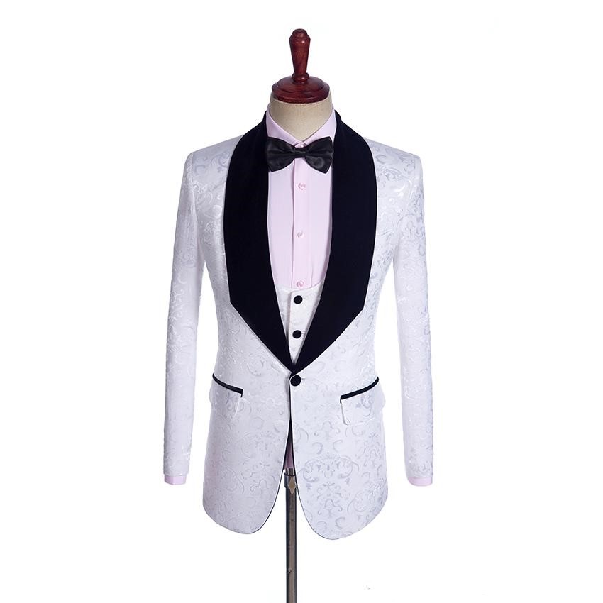 

Classic Jacquard tuxedos groom wedding men suits mens wedding suits tuxedo costumes de smoking pour hommes men(Jacket+Pants+Tie+Vest) 175, Same as image