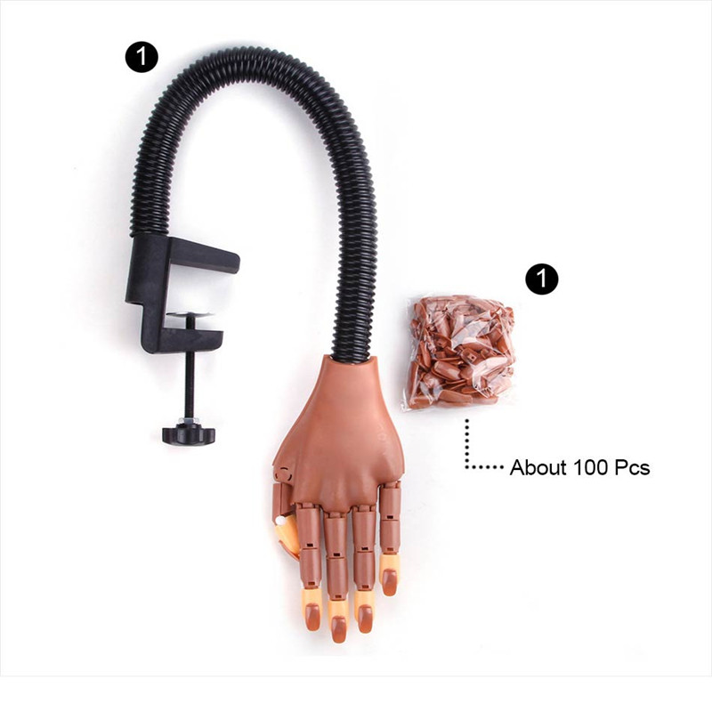 

Nail Professional Practice Model Fake female Hand mannequin body Nail Tool Practice Prosthetic Bendable Movable Joint D202
