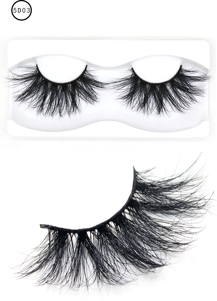 

25mm 5D Mink hair false eyelashes super long fake lashes handmade reusable soft & vivid fashion lashes DHL Free