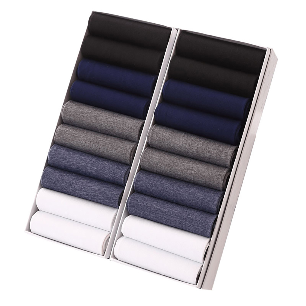 

Yming 10 Pair Bamboo Ankle Socks Men Business Breatheable Long Sock Anti-Bacterial Meias Thin Socks for Man 2019 Compression, Black
