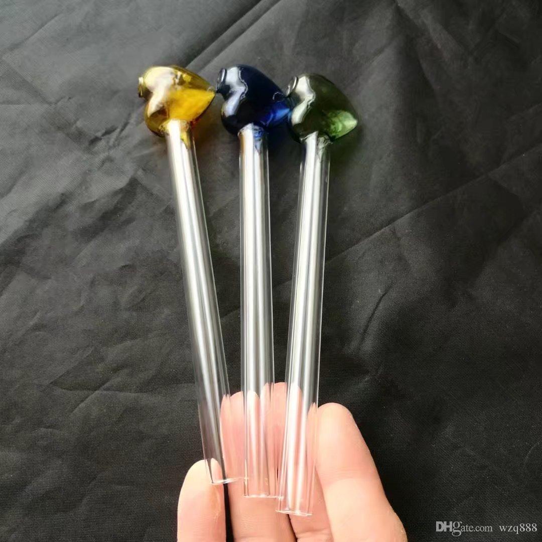 

Heart straight pot Wholesale Glass Hookah, Glass Water Pipe Fittings, Free Shipping