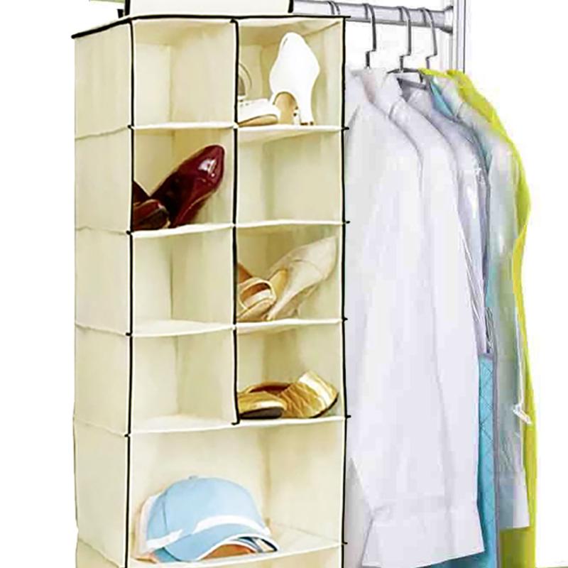 

NEW Multi-function Wall Hanging Storage Bag Organizer Underwear Hanging Storage Bag Organizers, Black