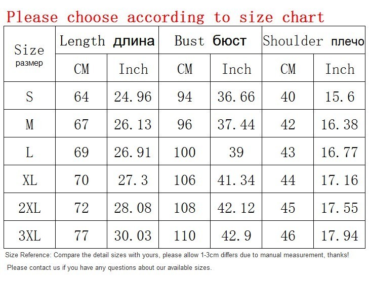 Trendy Top Size Chart
