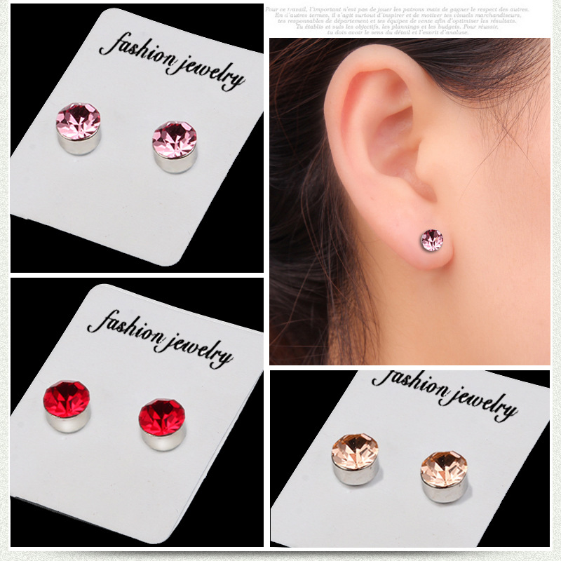 2020 Crystal Stud Earring Fake Nose Ear Lip Stud Non