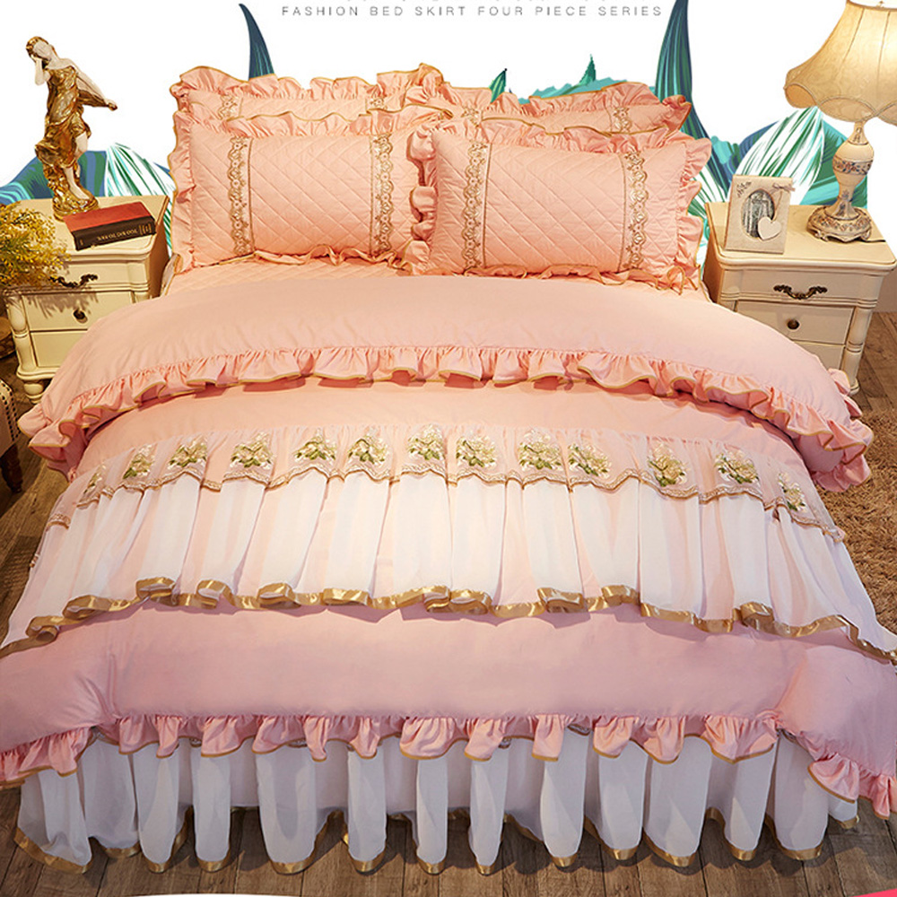 

Bedding Sets Home Bedding Set 4pcs/set High Quality Bed Sheet Cover Set