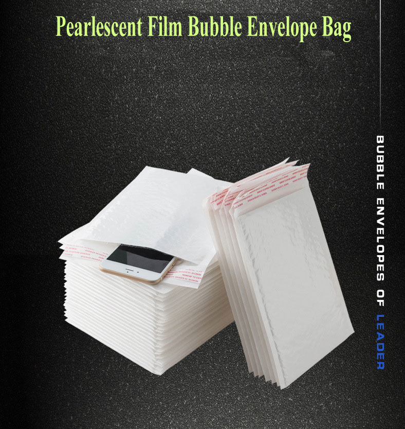 

Valuables Protective Bag Spot clothing ultra-light white pearlescent film bubble bag bubble film envelope bag shock-proof logistics delivery