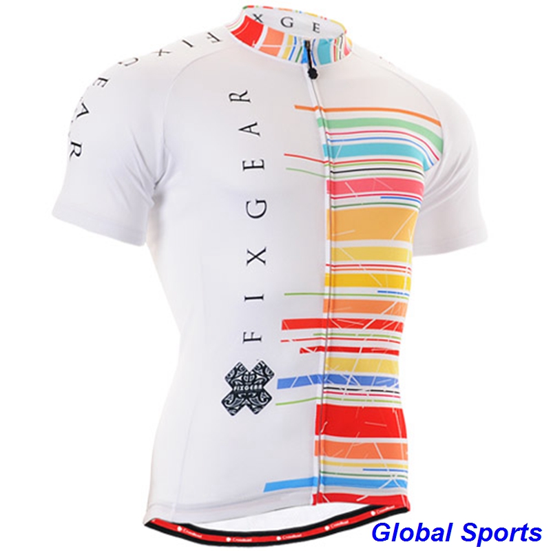 

2020 Brand New coming men beautiful bike jersey top colorful short sleeve cycling clothing outdoor sportswear, As picture showed