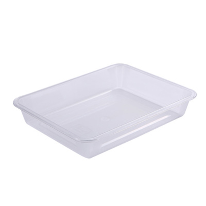 

Transparent Acrylic Trays Rectangular Tray Serving Fruit Vegetable Tray Anti-skid Recycled FAS6
