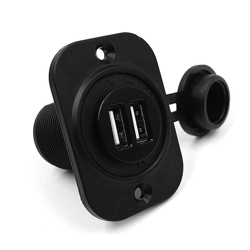 

12V Dual USB Car Cigarette Lighter Socket 12V Charger Power Adapter Outlet