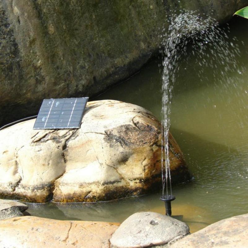 

Dropship Solar Water Fountain Pump For Garden Solar Pump Floating Plants Watering Power Miniature Fountain Pool Waterpump, As pic