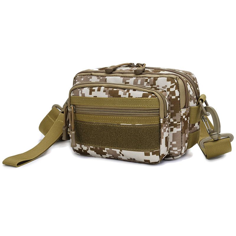 

Multi-fuction Tactical Mini Bag Outdoor Waist Pack Wallet Cell Phone Cross Bady Single Shoulder Climbing Hiking Backpack, As pic