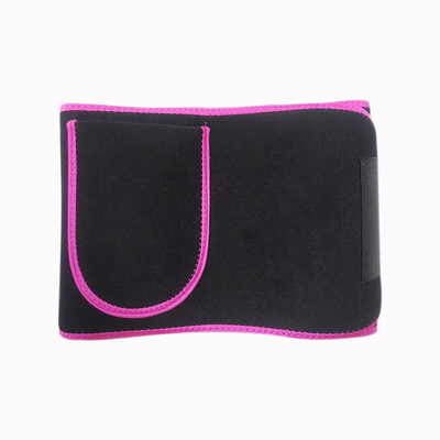 

waist support waistband sport running yoga abdomen belt fat burning, Pink