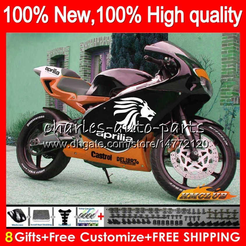 

Kit For Aprilia RS125R RSV125 R RS 125 RSV125R 70NO.106 dark orange RS-125 1999 2000 2001 2003 2004 2005 RS125 99 00 01 02 03 04 05 Fairing, No. 8