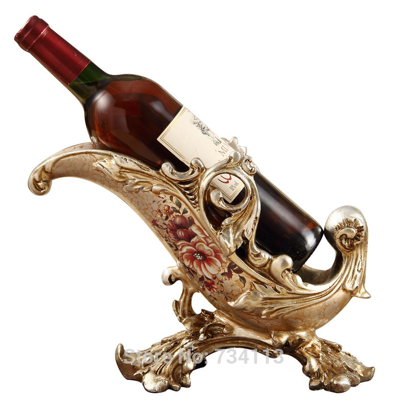 

Wine Rack Wedding Elegant Silver Wine Holder Hanger Home party Decor Bar Bottle Holder Rack Shelf Accessories