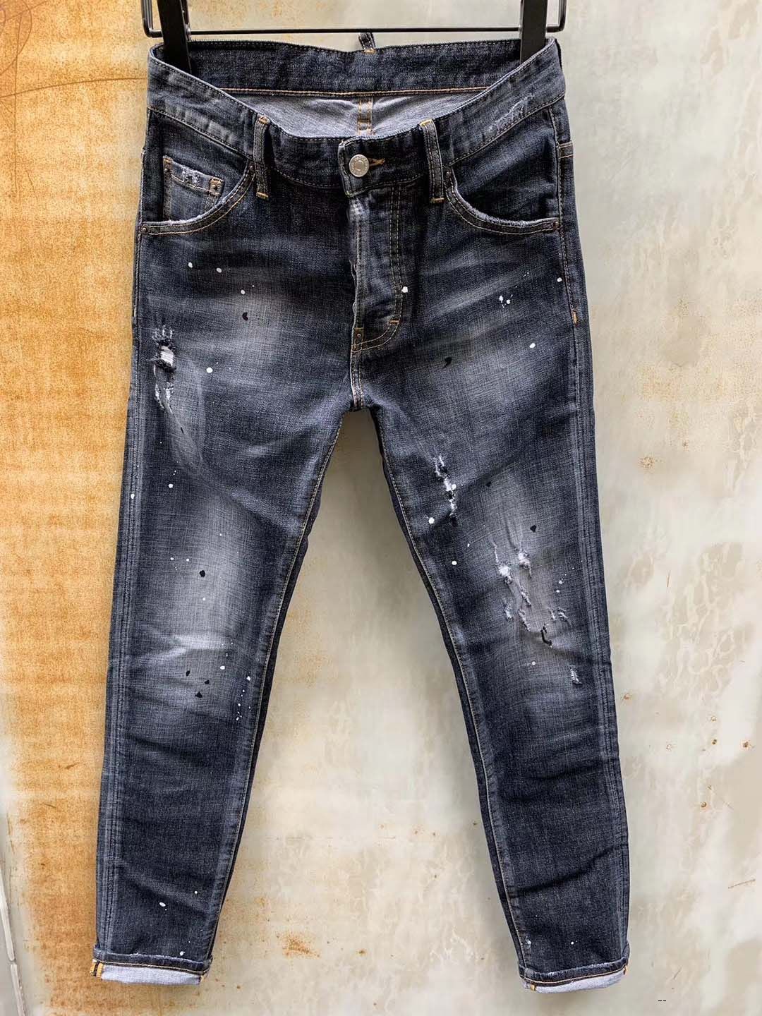 mens designer jeans fashion brand men s jeans true slim washed classic denim zipper decorated urban casual pants