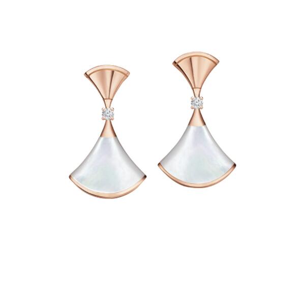 

Designer B 925 Sterling Silver Fan Shaped Skirt Dress Women Earrings Valentine's Day Gift Wedding Jewelry 1:1 High Quanlity Hot