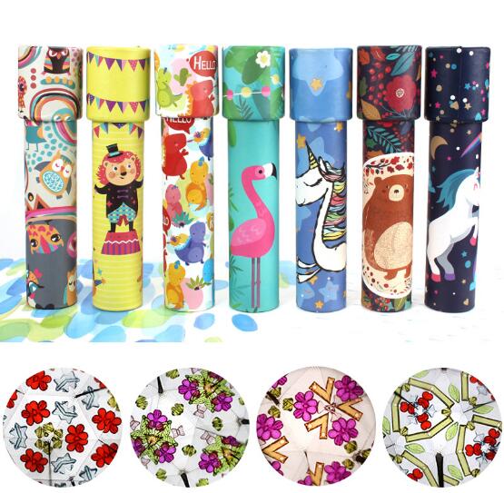 

Rotating Colorful Kaleidoscope Toy Lens Imaginative Cartoon Children Magic Classic Educational Toys for kids