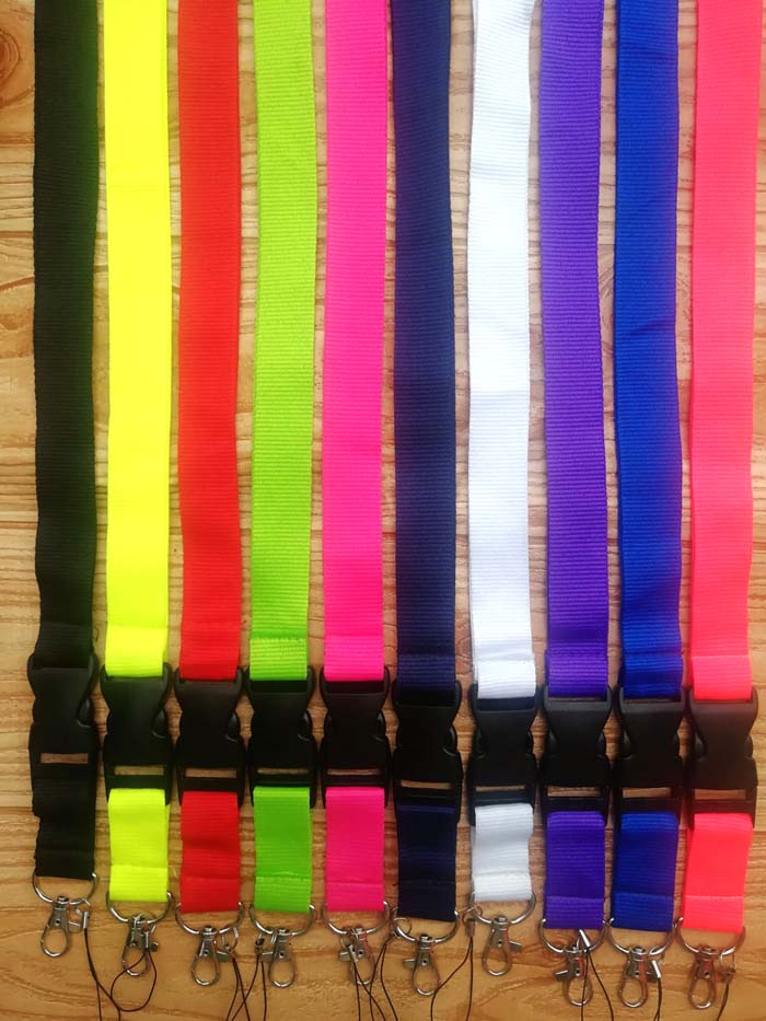 

wholesale sports pink Strap Racing Key Chain for Mobile ID Card Hanging love lanyard 20pcs