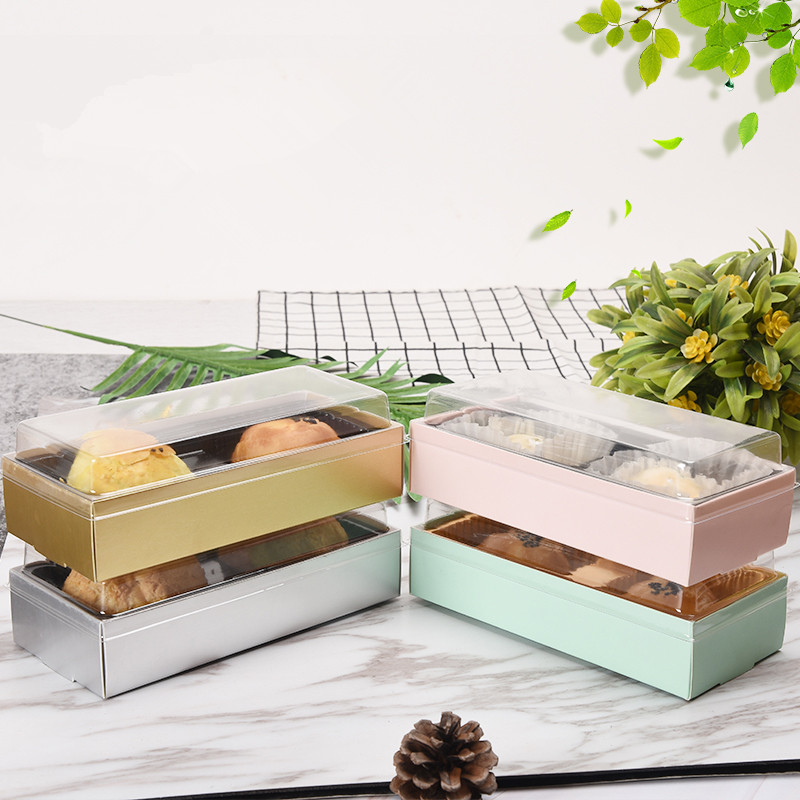 

25pcs Color paper packaging box baking package dessert cookie cupcake cake candy chocolate box birthday party favors gift boxes