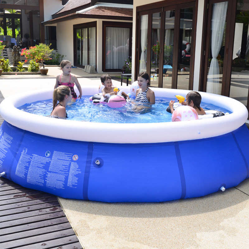 

14.7 feet 450*90cm above ground pool piscina easy set pool summer play swimming family pool with Free Pump