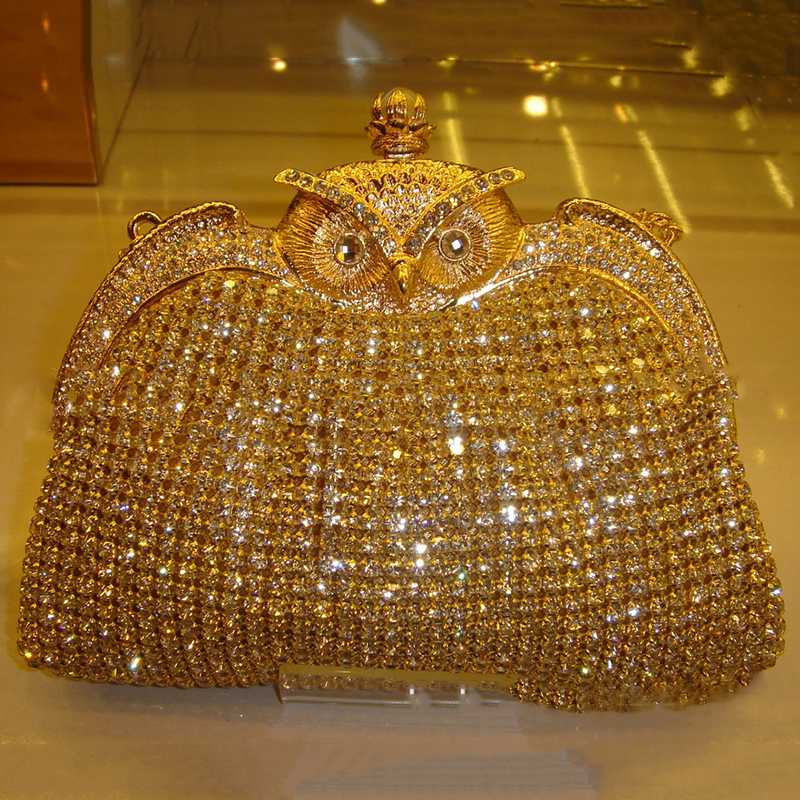 

Gold Crystal Diamond Handbags Women Bags 2020 Evening Clutch Purses Ladies Mini Phone Bag Party Prom Clutches, Silver